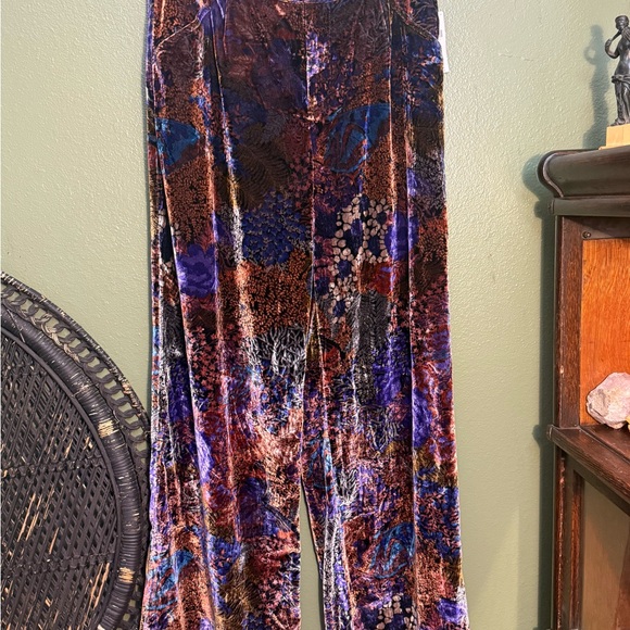 Anthropologie Multicolor Velvet Pants - Picture 5 of 6